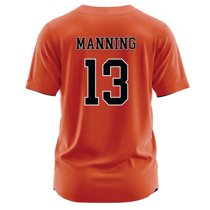 Campbell - NCAA Softball : Kayden Manning - Orange Jersey-1
