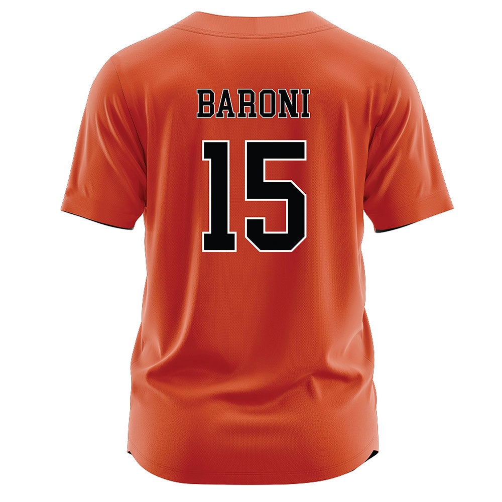 Campbell - NCAA Softball : Cassiti Baroni - Orange Jersey-1