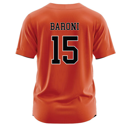 Campbell - NCAA Softball : Cassiti Baroni - Orange Jersey-1