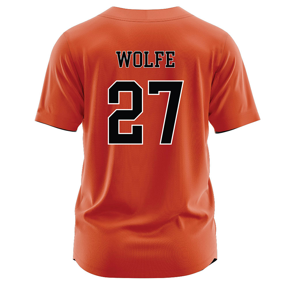 Campbell - NCAA Softball : Kasey Wolfe - Orange Jersey-1