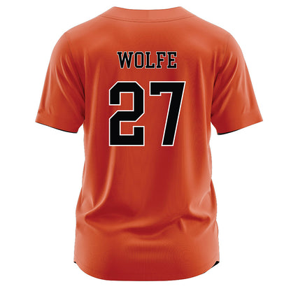 Campbell - NCAA Softball : Kasey Wolfe - Orange Jersey-1