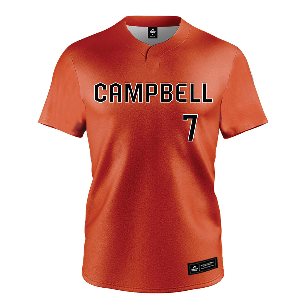 Campbell - NCAA Softball : Haley Krebs - Orange Jersey-0