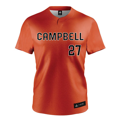 Campbell - NCAA Softball : Kasey Wolfe - Orange Jersey-0