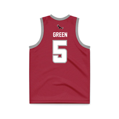 St. Joe's - NCAA Women's Basketball : Jahzara Green - Crimson Basketball Jersey-1