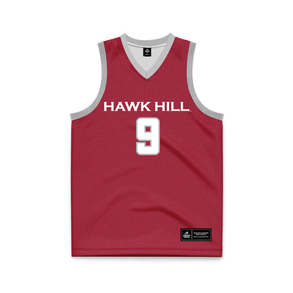 St. Joe's - NCAA Women's Basketball : Meja Jaegerskog - Crimson Basketball Jersey-0