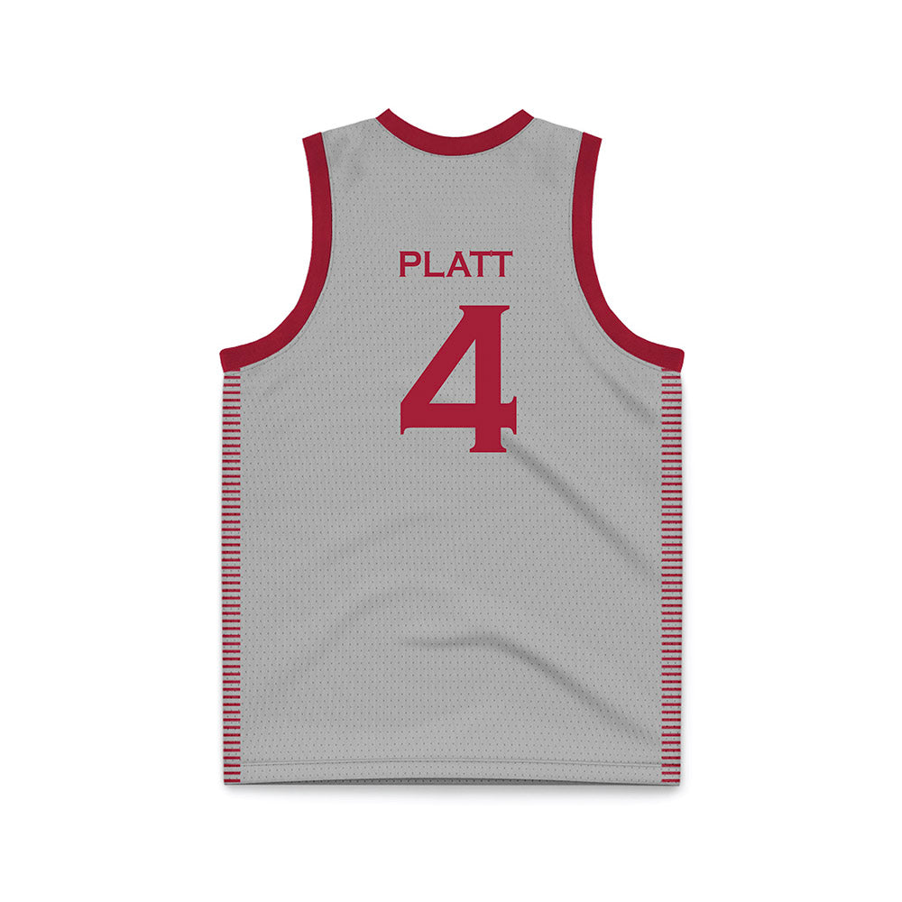 St. Joe's - NCAA Women's Basketball : Addison Platt - Grey Basketball Jersey-1