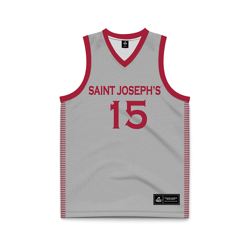 St. Joe's - NCAA Women's Basketball : Gabby Casey - Grey Basketball Jersey