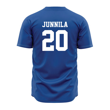 MTSU - NCAA Baseball : Jaxon Junnila - Royal Jersey-1