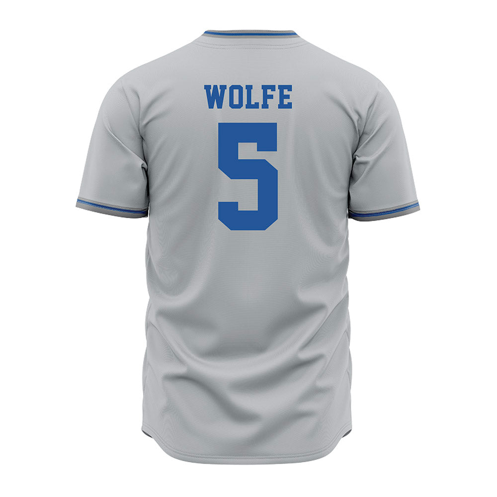 MTSU - NCAA Baseball : Matt Wolfe - Grey Jersey-1