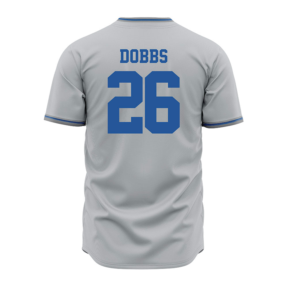 MTSU - NCAA Baseball : Mason Dobbs - Grey Jersey-1