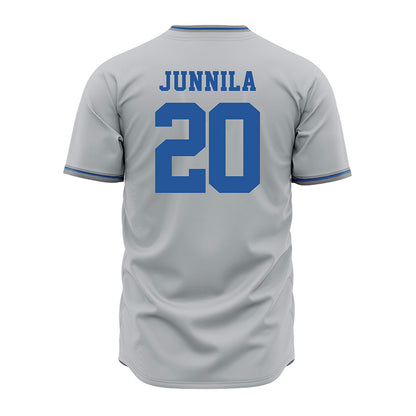 MTSU - NCAA Baseball : Jaxon Junnila - Grey Jersey-1