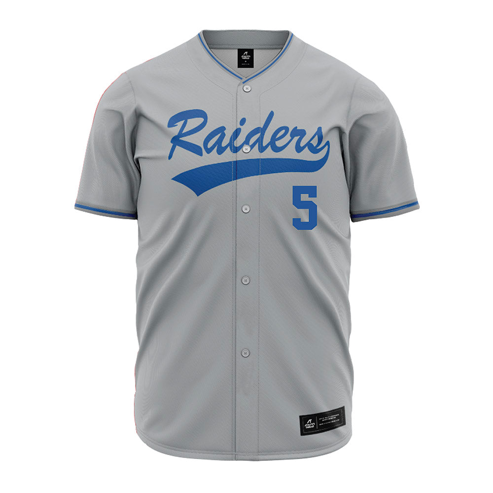 MTSU - NCAA Baseball : Matt Wolfe - Grey Jersey-0
