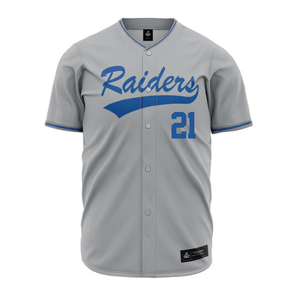 MTSU - NCAA Baseball : Abel Albarran - Grey Jersey-0