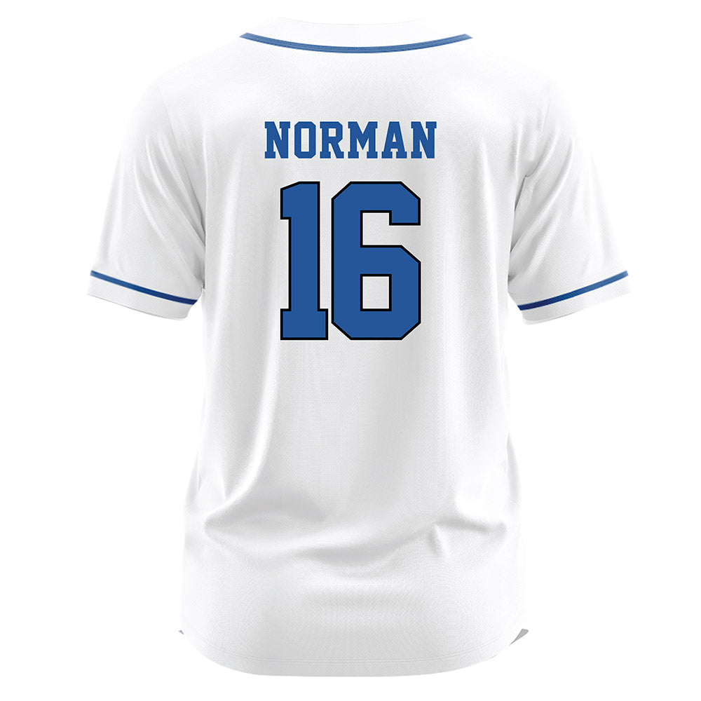 MTSU - NCAA Softball : Lily Norman - White Jersey-1