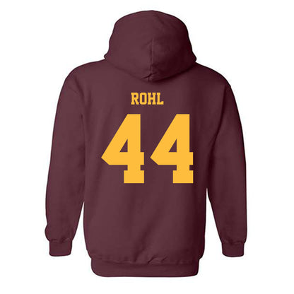 Minnesota - NCAA Football : George Rohl - Classic Fashion Shersey Hooded Sweatshirt-1