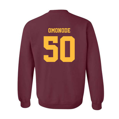 Minnesota - NCAA Football : Mo Omonode - Classic Fashion Shersey Crewneck Sweatshirt-1