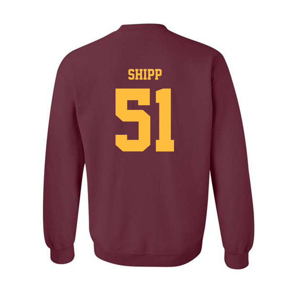 Minnesota - NCAA Football : Daniel Shipp - Classic Fashion Shersey Crewneck Sweatshirt-1
