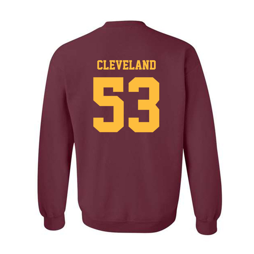 Minnesota - NCAA Football : Nate Cleveland - Classic Fashion Shersey Crewneck Sweatshirt-1