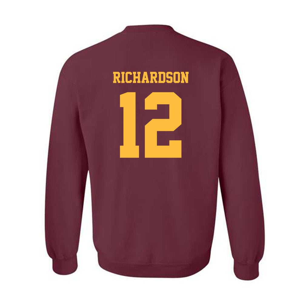 Minnesota - NCAA Softball : Macy Richardson - Classic Fashion Shersey Crewneck Sweatshirt-1