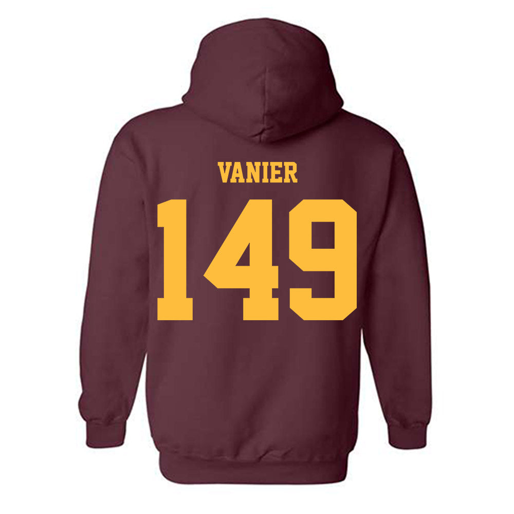Minnesota - NCAA Wrestling : Charles Vanier - Classic Fashion Shersey Hooded Sweatshirt-1