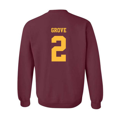 Minnesota - NCAA Men's Basketball : Grayson Grove - Classic Fashion Shersey Crewneck Sweatshirt-1