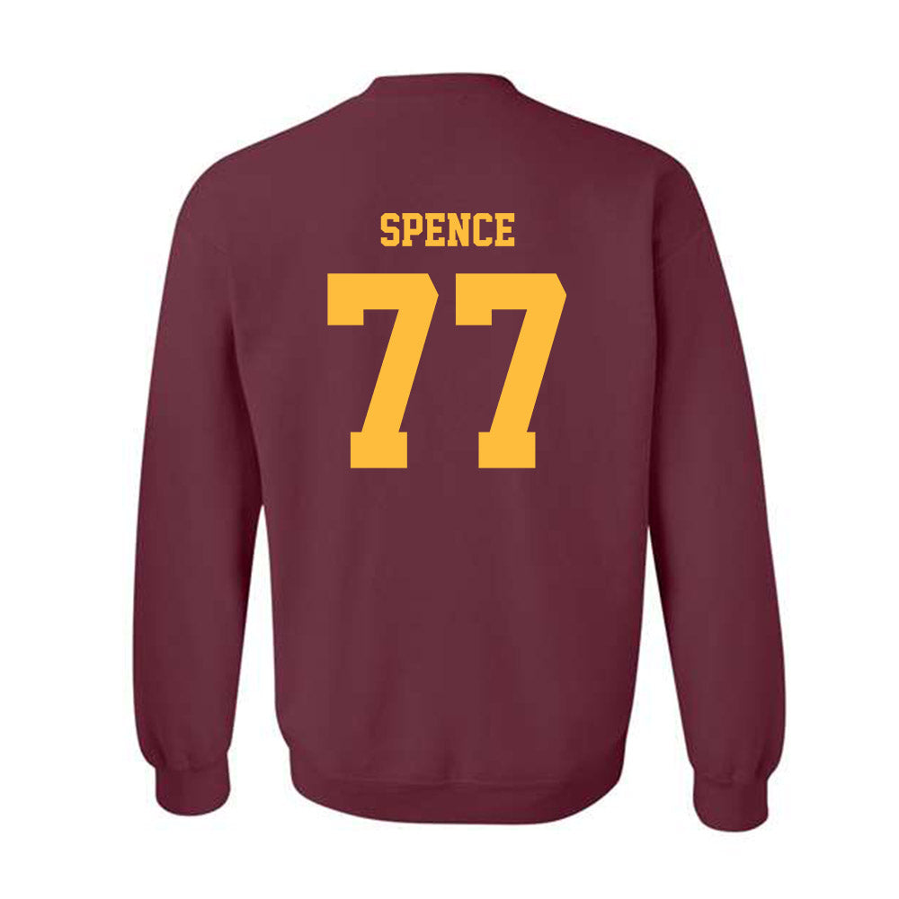 Minnesota - NCAA Football : Nick Spence - Classic Fashion Shersey Crewneck Sweatshirt-1