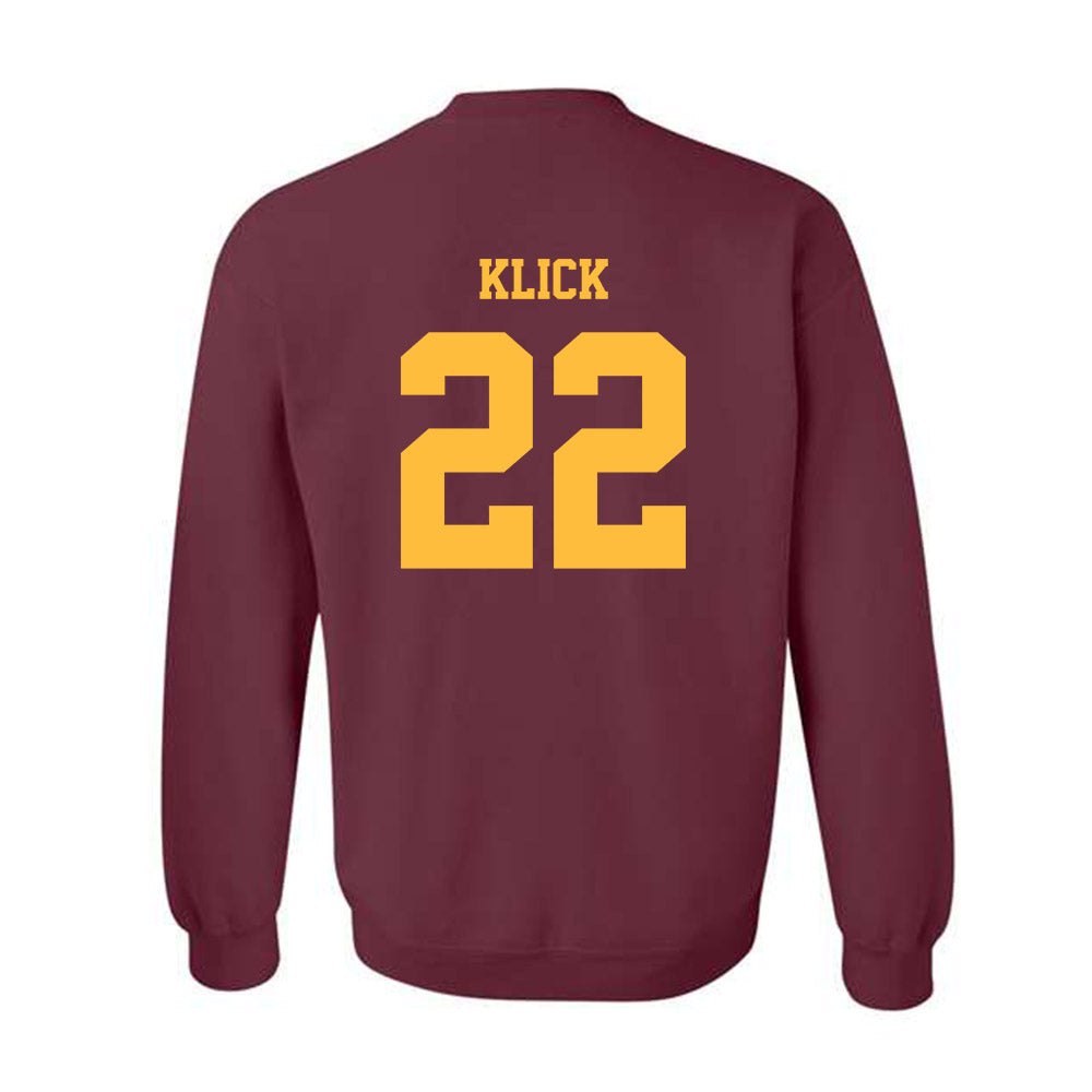 Minnesota - NCAA Women's Basketball : Kennedy Klick - Classic Fashion Shersey Crewneck Sweatshirt-1