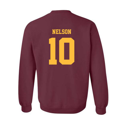 Minnesota - NCAA Women's Ice Hockey : Jamie Nelson - Classic Fashion Shersey Crewneck Sweatshirt-1