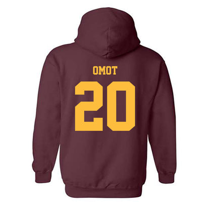 Minnesota - NCAA Men's Basketball : Bj Omot - Classic Fashion Shersey Hooded Sweatshirt-1