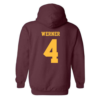 Minnesota - NCAA Softball : Maggie Werner - Classic Fashion Shersey Hooded Sweatshirt-1
