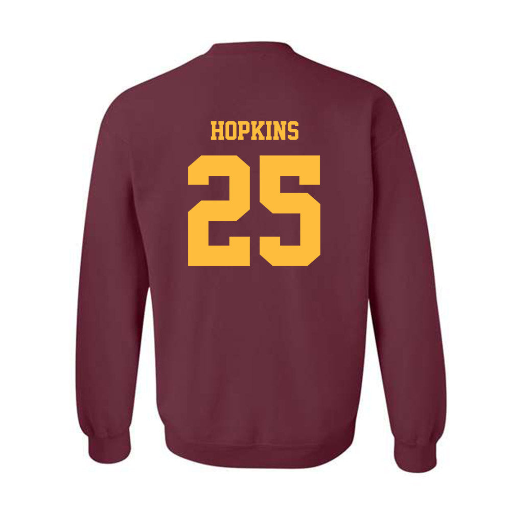Minnesota - NCAA Football : Justin Hopkins - Classic Fashion Shersey Crewneck Sweatshirt-1
