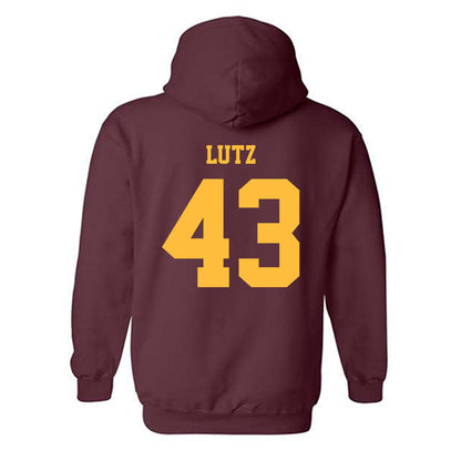 Minnesota - NCAA Football : Jakob Lutz - Classic Fashion Shersey Hooded Sweatshirt-1