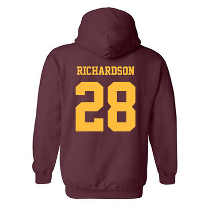 Minnesota - NCAA Football : Trason Richardson - Classic Fashion Shersey Hooded Sweatshirt-1