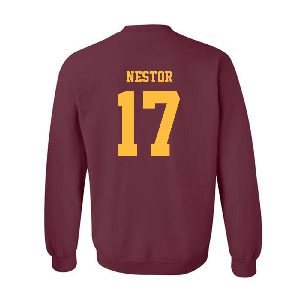 Minnesota - NCAA Football : John Nestor - Classic Fashion Shersey Crewneck Sweatshirt-1