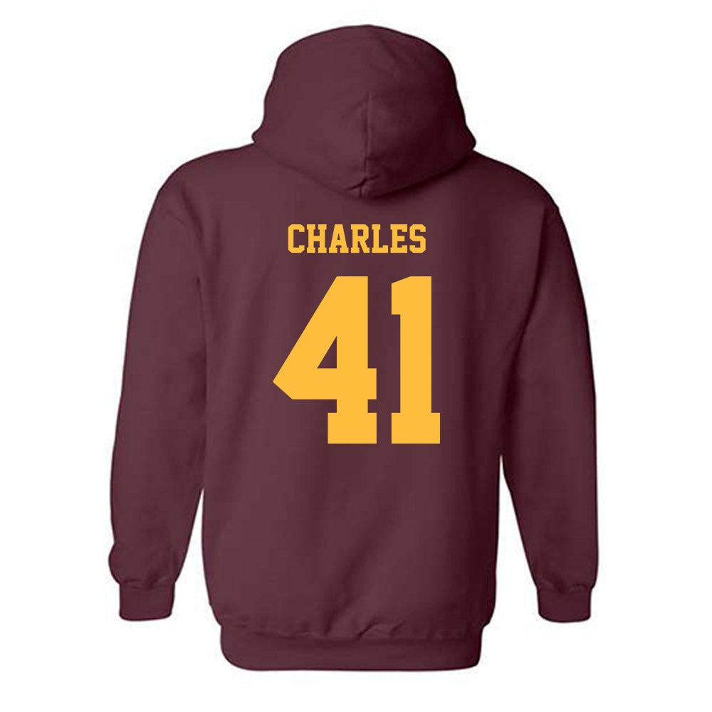 Minnesota - NCAA Football : Anthony Charles - Classic Fashion Shersey Hooded Sweatshirt-1