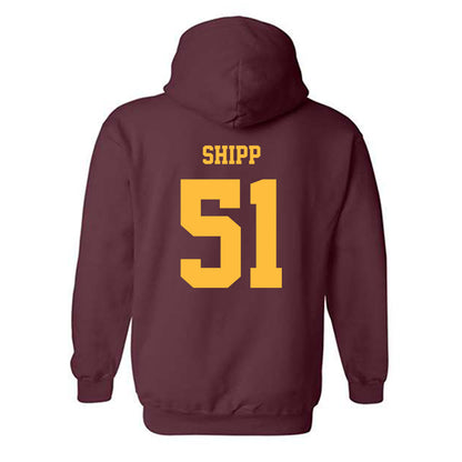 Minnesota - NCAA Football : Daniel Shipp - Classic Fashion Shersey Hooded Sweatshirt-1