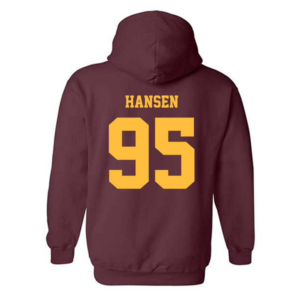 Minnesota - NCAA Football : Colin Hansen - Classic Fashion Shersey Hooded Sweatshirt-1