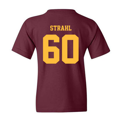 Minnesota - NCAA Men's Ice Hockey : Melvin Strahl - Classic Fashion Shersey Youth T-Shirt-1