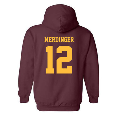 Minnesota - NCAA Football : Michael Merdinger - Classic Fashion Shersey Hooded Sweatshirt-1