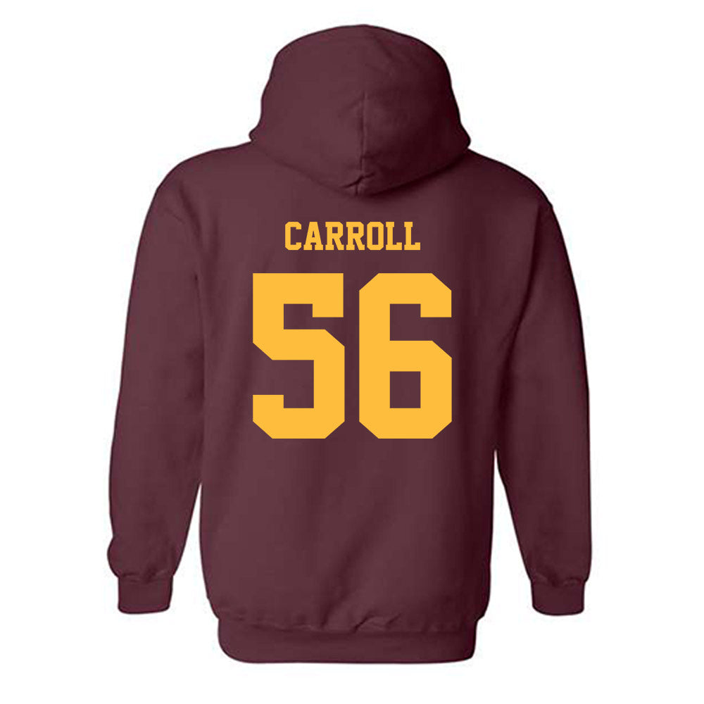 Minnesota - NCAA Football : Brett Carroll - Classic Fashion Shersey Hooded Sweatshirt-1