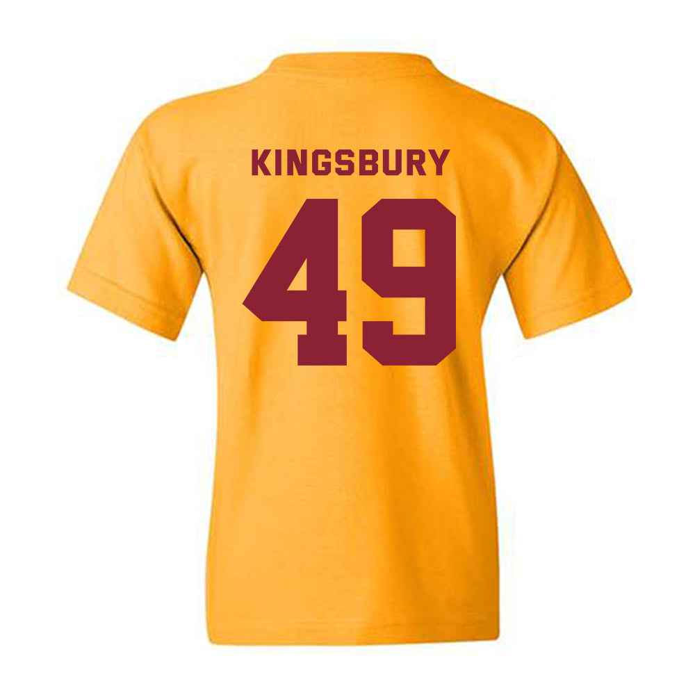 Minnesota - NCAA Football : Matt Kingsbury - Sports Shersey Youth T-Shirt-1