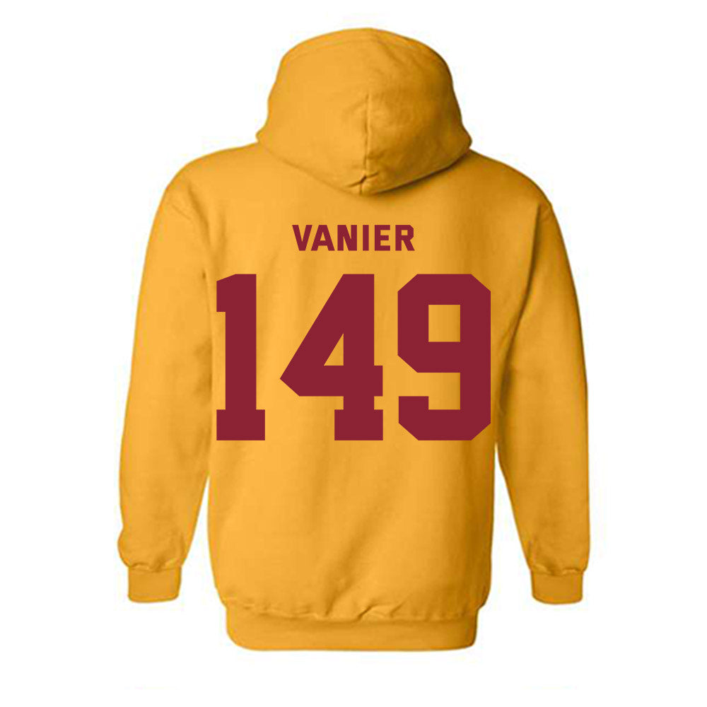 Minnesota - NCAA Wrestling : Charles Vanier - Sports Shersey Hooded Sweatshirt-1