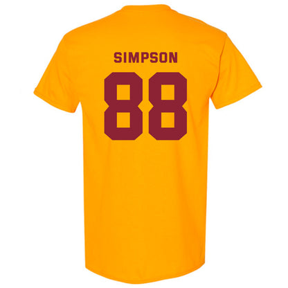 Minnesota - NCAA Football : Jacob Simpson - Sports Shersey T-Shirt-1