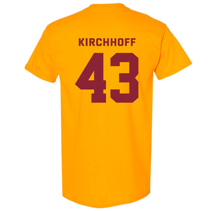 Minnesota - NCAA Baseball : Josh Kirchhoff - Sports Shersey T-Shirt-1