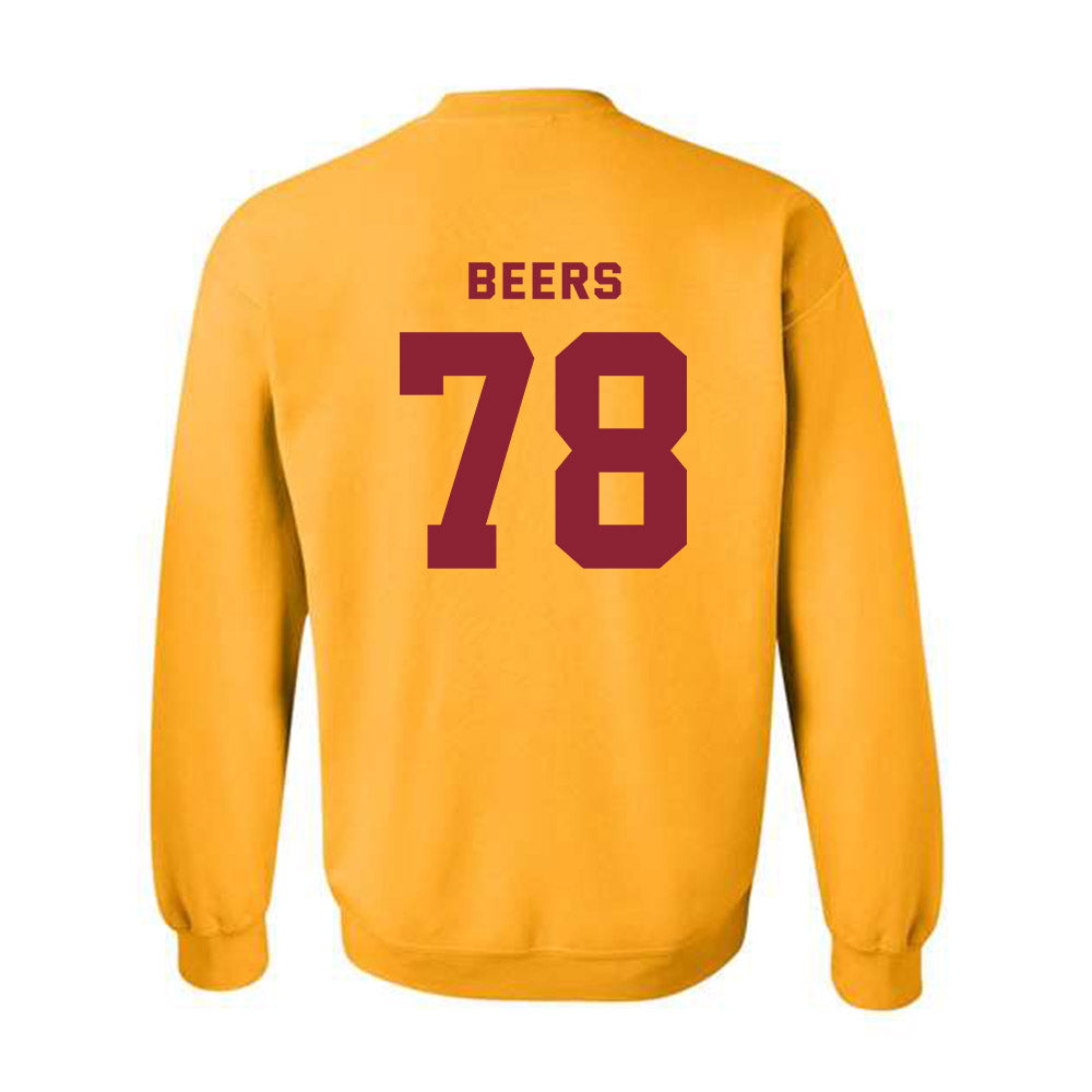 Minnesota - NCAA Football : Ashton Beers - Sports Shersey Crewneck Sweatshirt-1