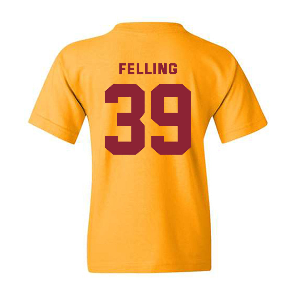 Minnesota - NCAA Baseball : Ethan Felling - Sports Shersey Youth T-Shirt-1