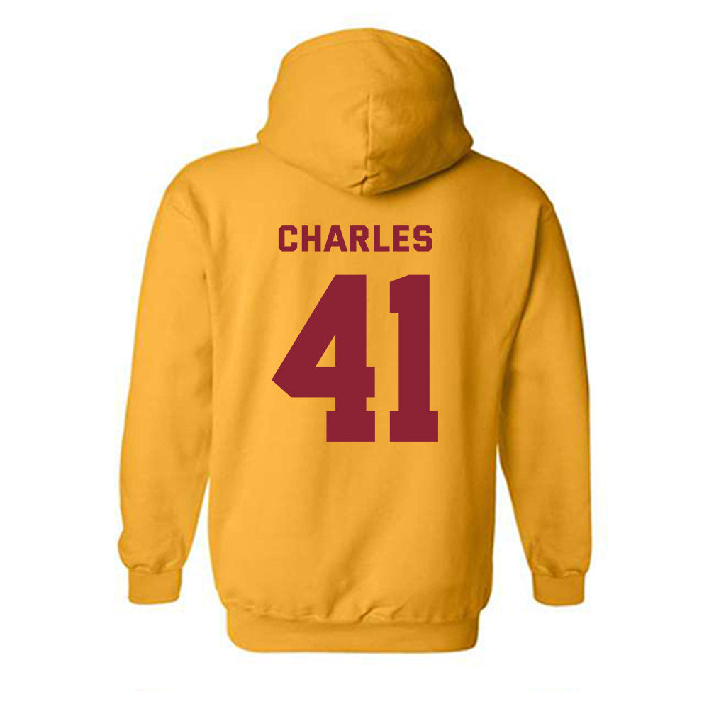 Minnesota - NCAA Football : Anthony Charles - Sports Shersey Hooded Sweatshirt-1