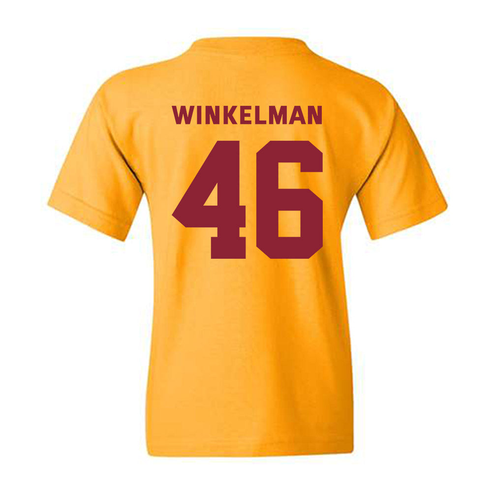 Minnesota - NCAA Baseball : Logan Winkelman - Sports Shersey Youth T-Shirt-1