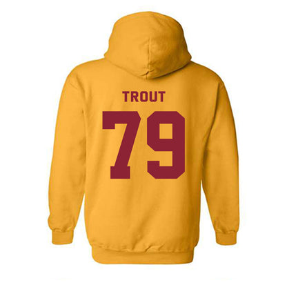Minnesota - NCAA Football : Andrew Trout - Sports Shersey Hooded Sweatshirt-1