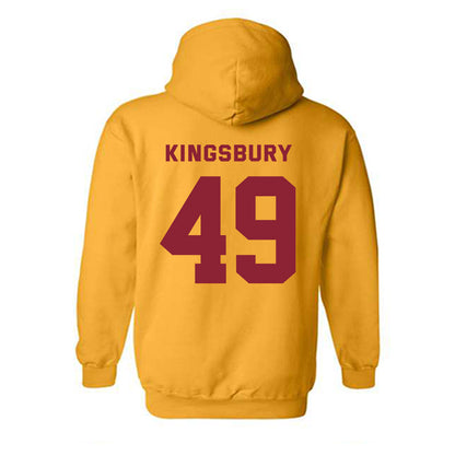 Minnesota - NCAA Football : Matt Kingsbury - Sports Shersey Hooded Sweatshirt-1